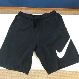 Nike sweat pant shorts
